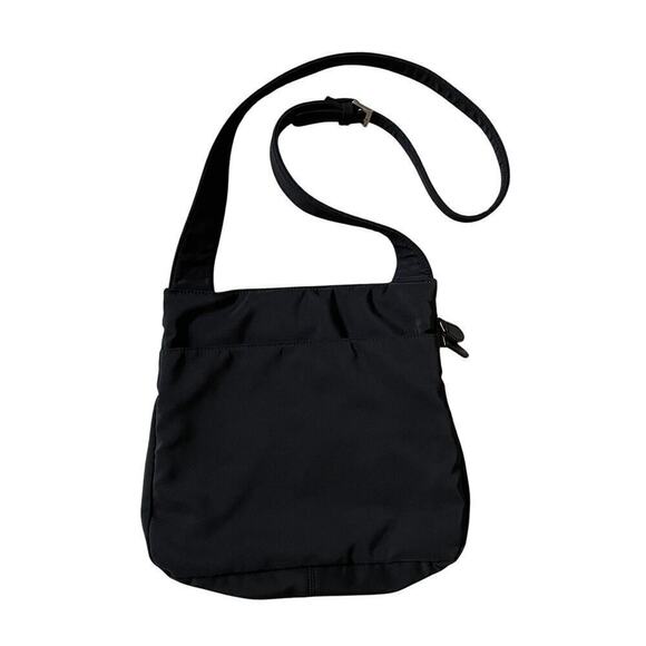 Hobo International Crossbody Bag | Nylon Travel Purse, Lightweight, Black - Picture 2 of 7